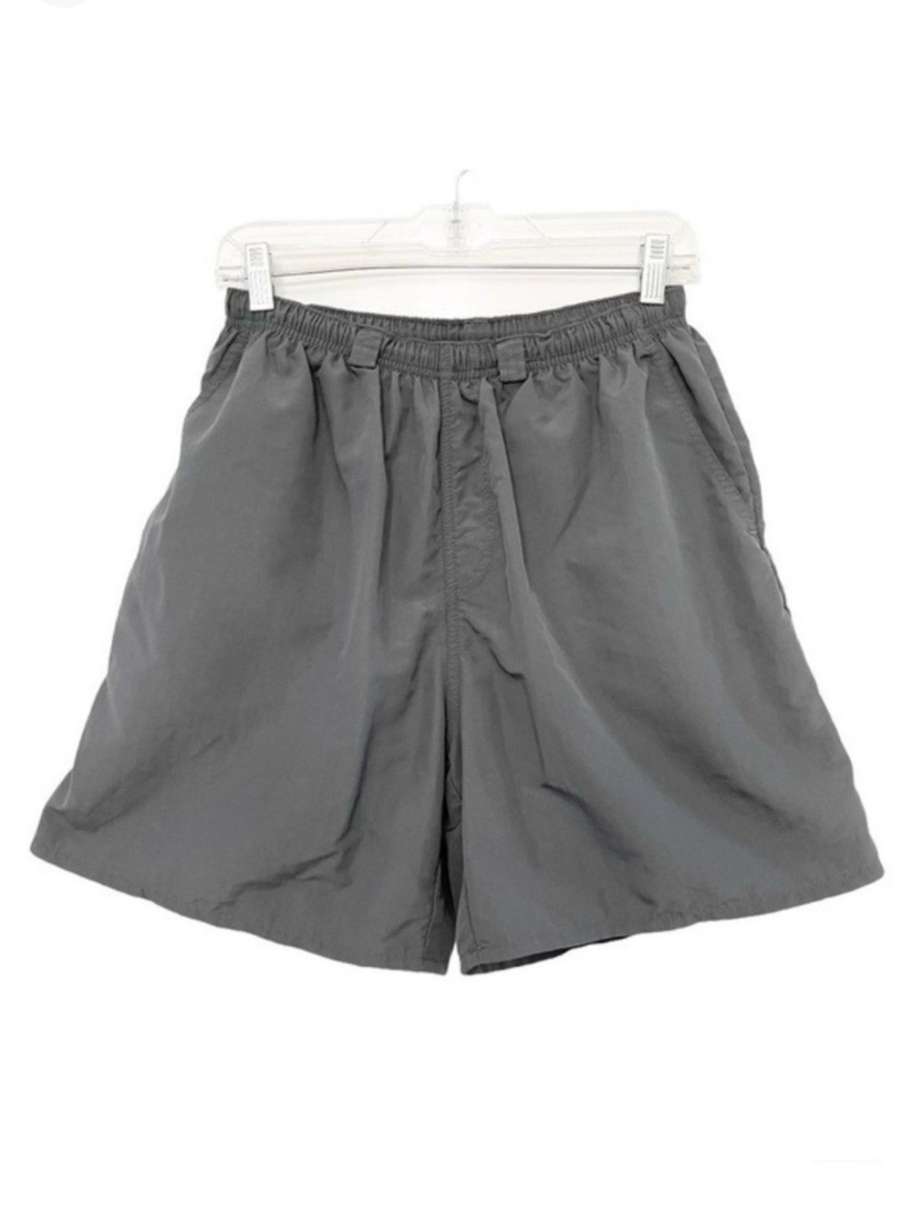 L.L. Bean Grey Biker Shorts Lined Padded Seat Cycling Shorts Mountain Bike M